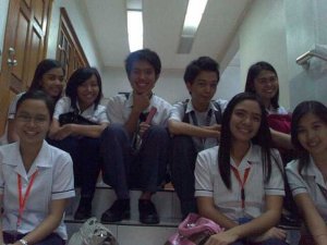 Waiting for our next class (3rd Year College days)